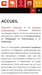 Mobile Screenshot of connexion-graphique.fr